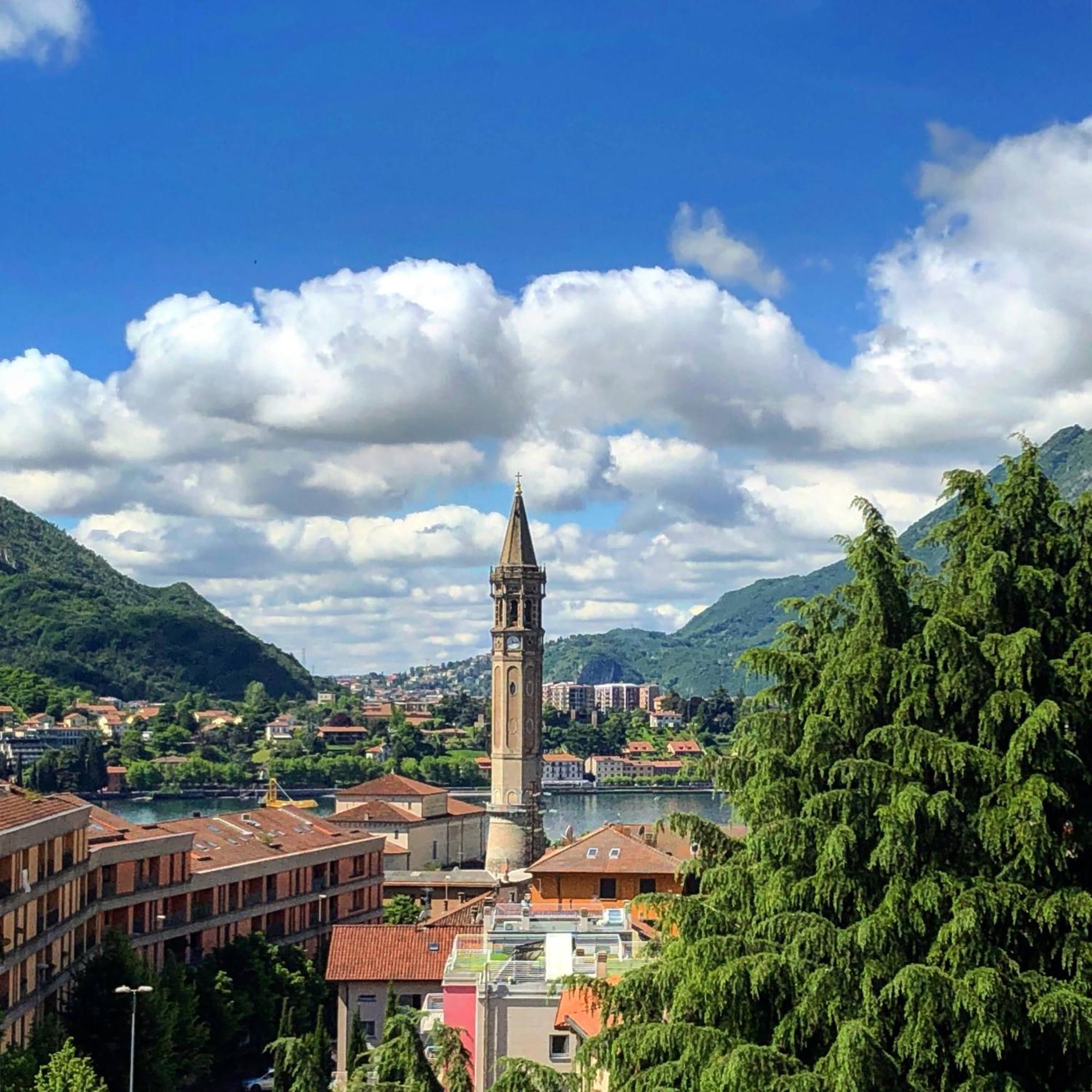 Bright Penthouse Close To Center With Terrace And Lake View Lecco Exterior foto